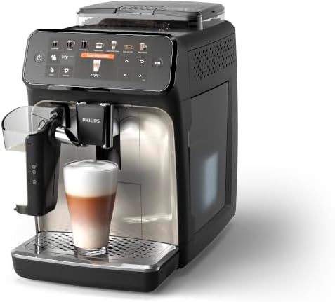 Philips Serie 5400 Kaffeevollautomat – LatteGo Milchsystem, 12 Kaffeespezialitäten, 4 Benutzerprofile