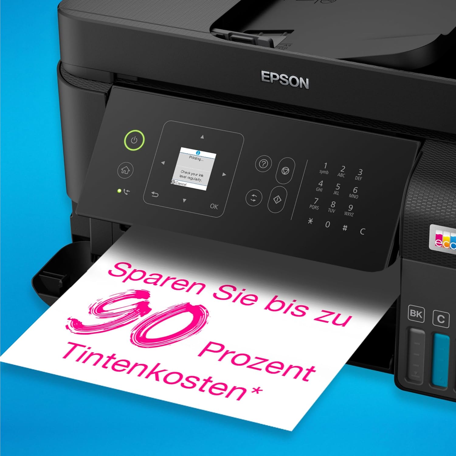 Epson EcoTank ET-4800 – A4, Multifunktion, Wi-Fi, Tintentanks für 3 Jahre