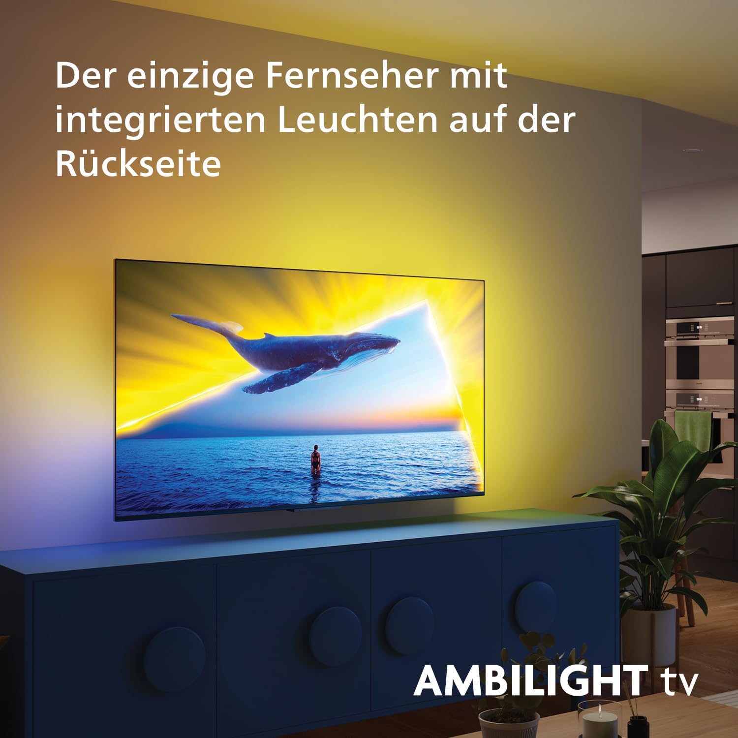 Philips Ambilight 43PUS8109 – 43 Zoll 4K LED Smart TV mit Titan OS & Dolby Atmos