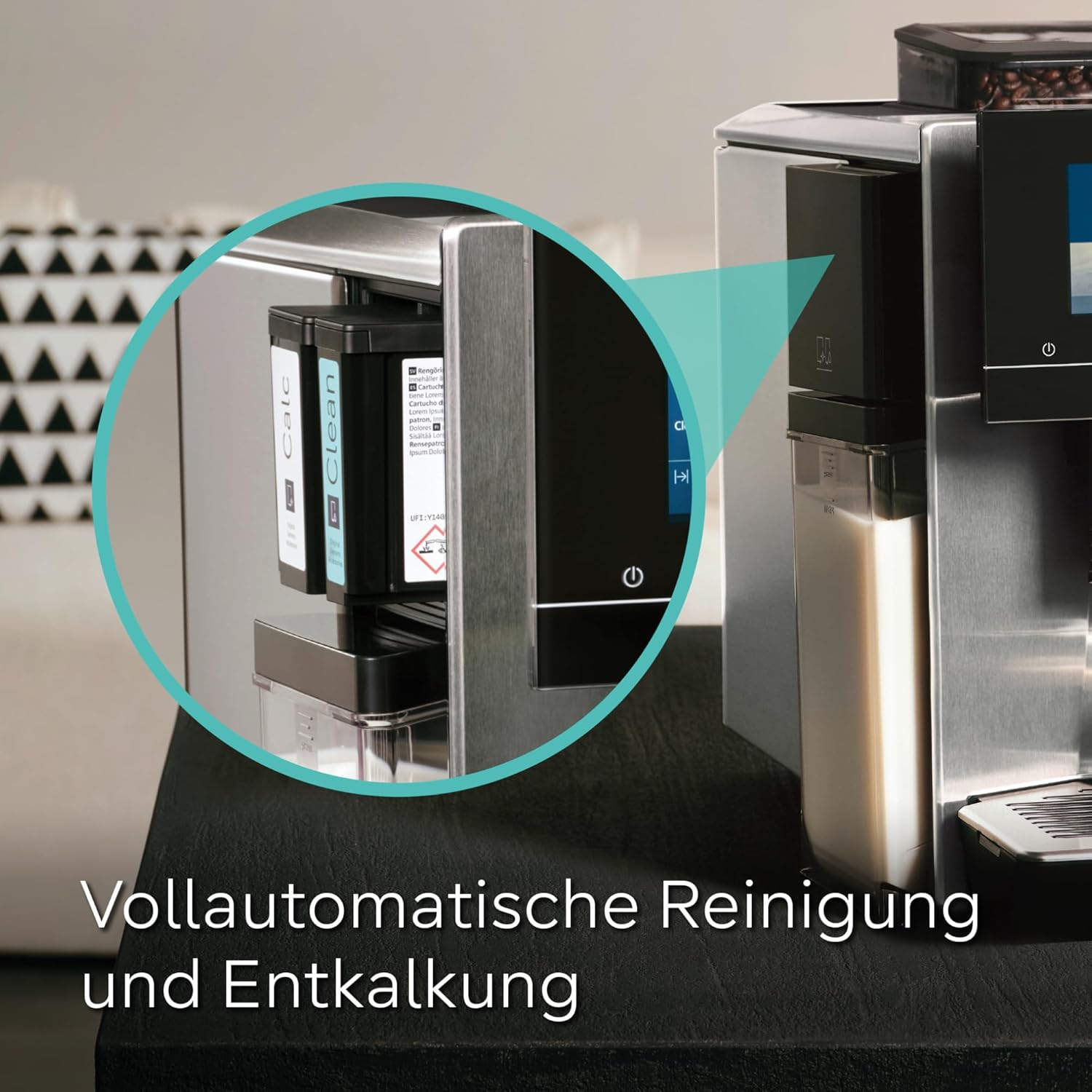 Siemens EQ900 TQ903D03 Kaffeevollautomat – 1500 W, Full-Touch-Display, App-Steuerung