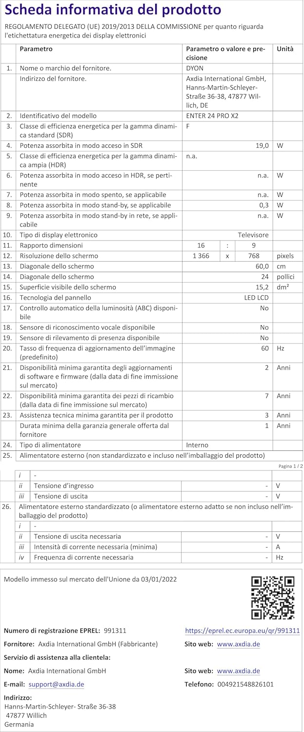 DYON Smart 43 VX – 43 Zoll Full HD Smart TV mit Triple Tuner, App Store & Streaming-Diensten
