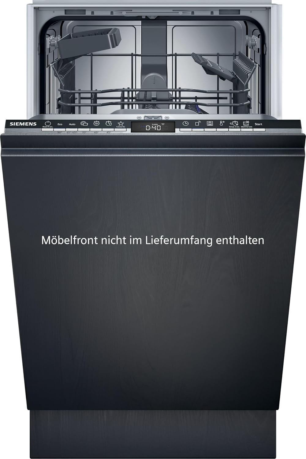 Siemens SR65YX08ME iQ500 Geschirrspüler – Vollintegriert 45 cm, Zeolith-Trocknung, Besteckschublade