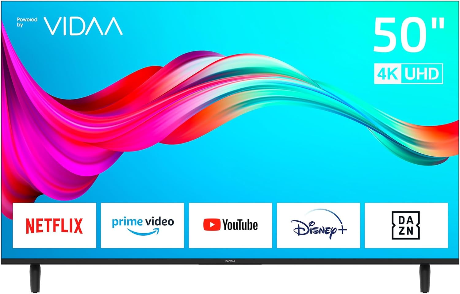 DYON Smart 43 VX – 43 Zoll Full HD Smart TV mit Triple Tuner, App Store & Streaming-Diensten