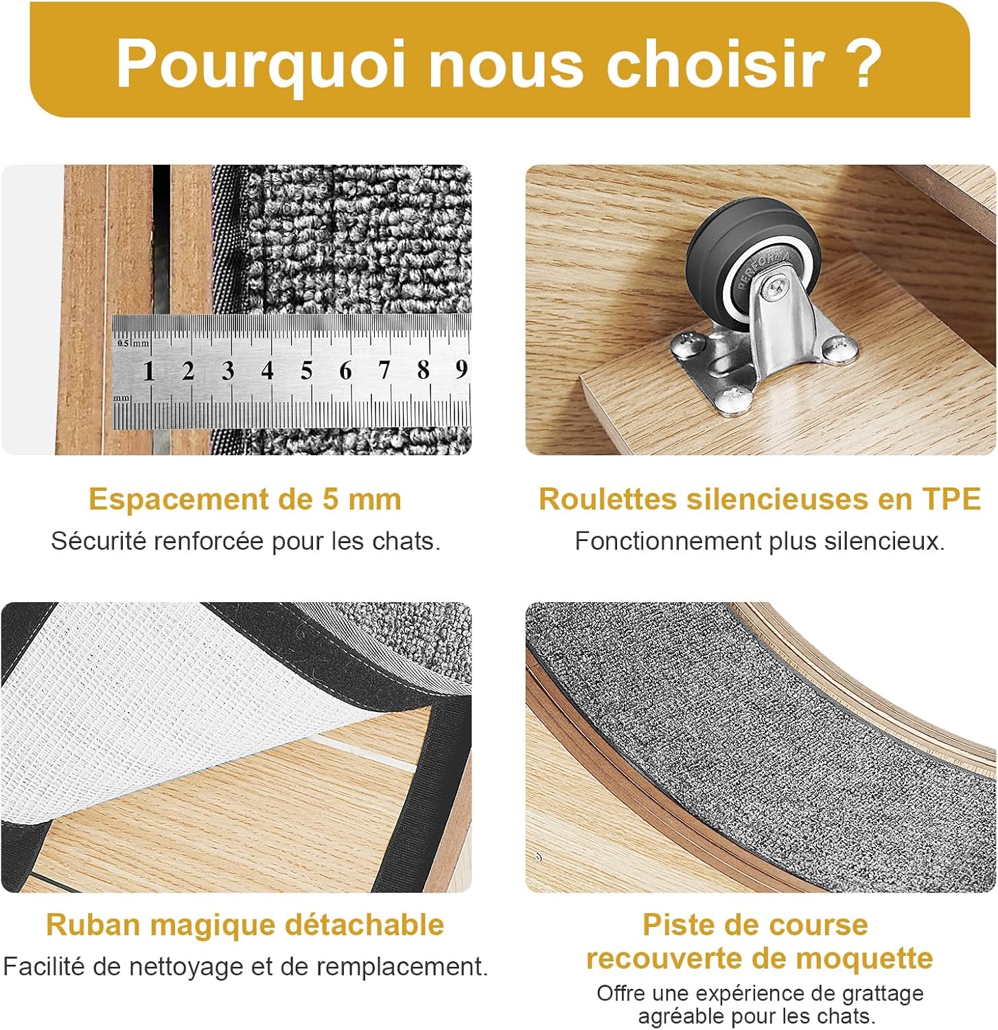 Naviconvex Katzen-Laufrad XXL – Ø 135 cm