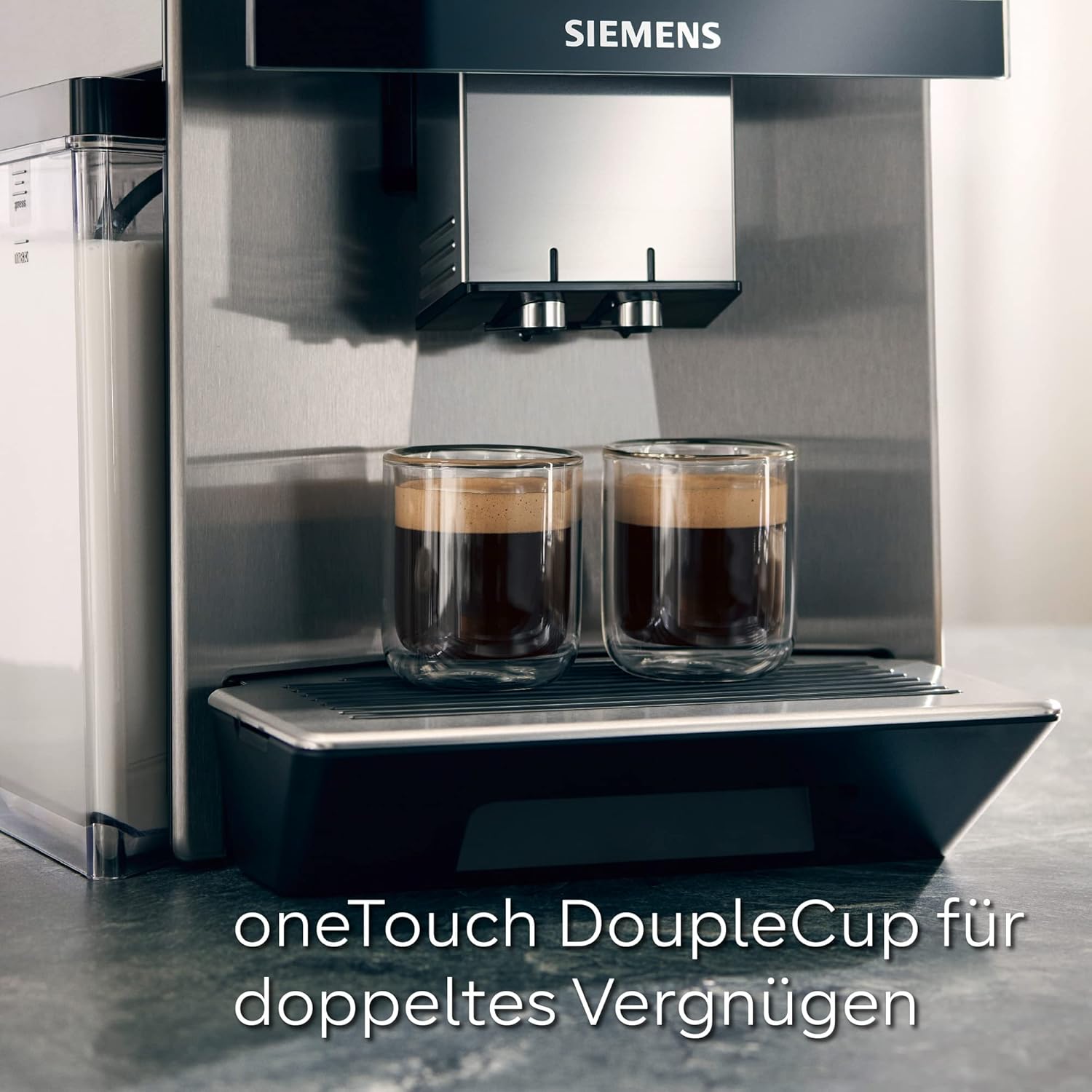 Siemens EQ900 TQ903D03 Kaffeevollautomat – 1500 W, Full-Touch-Display, App-Steuerung