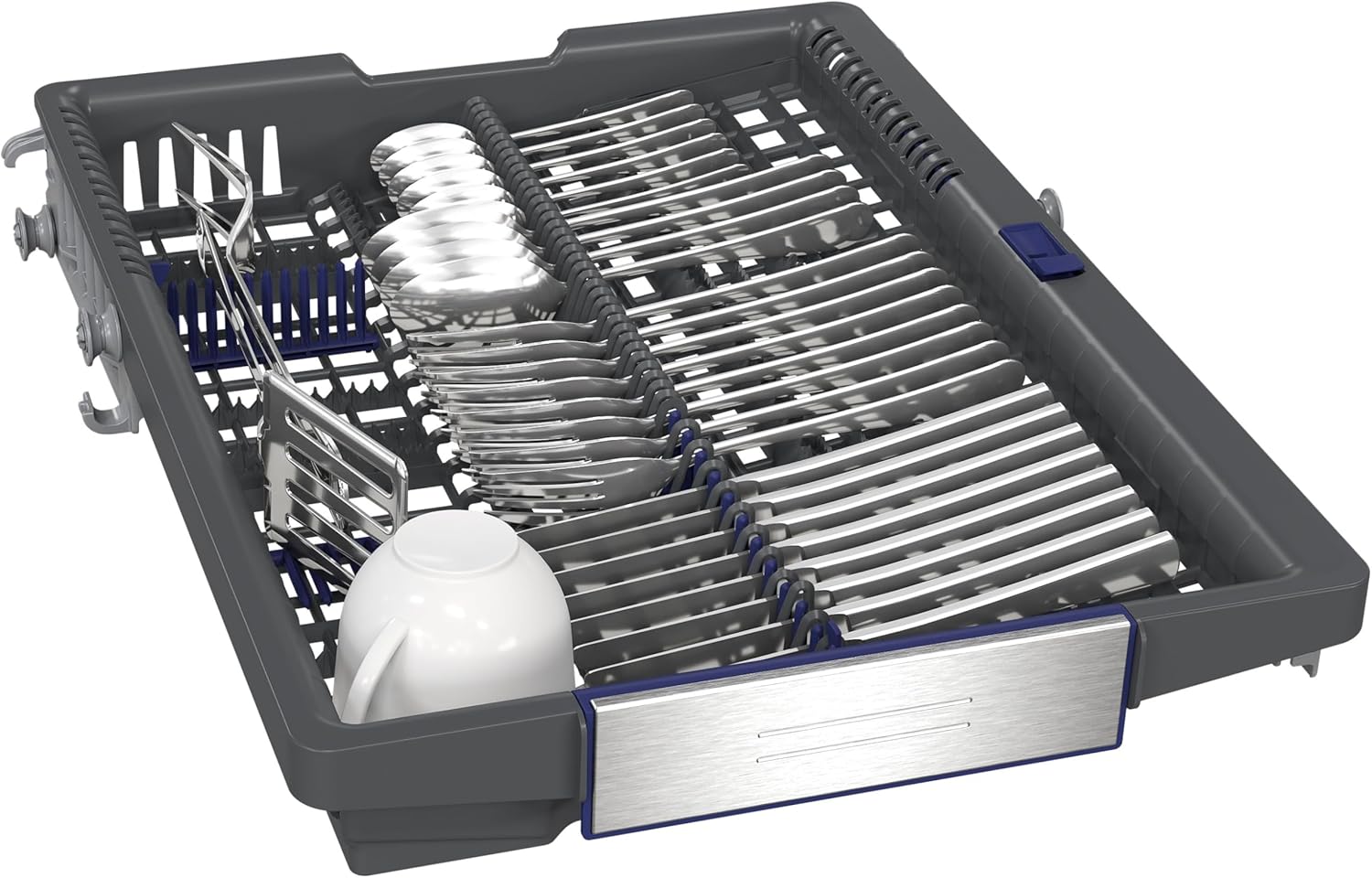 Siemens SR65YX08ME iQ500 Geschirrspüler – Vollintegriert 45 cm, Zeolith-Trocknung, Besteckschublade