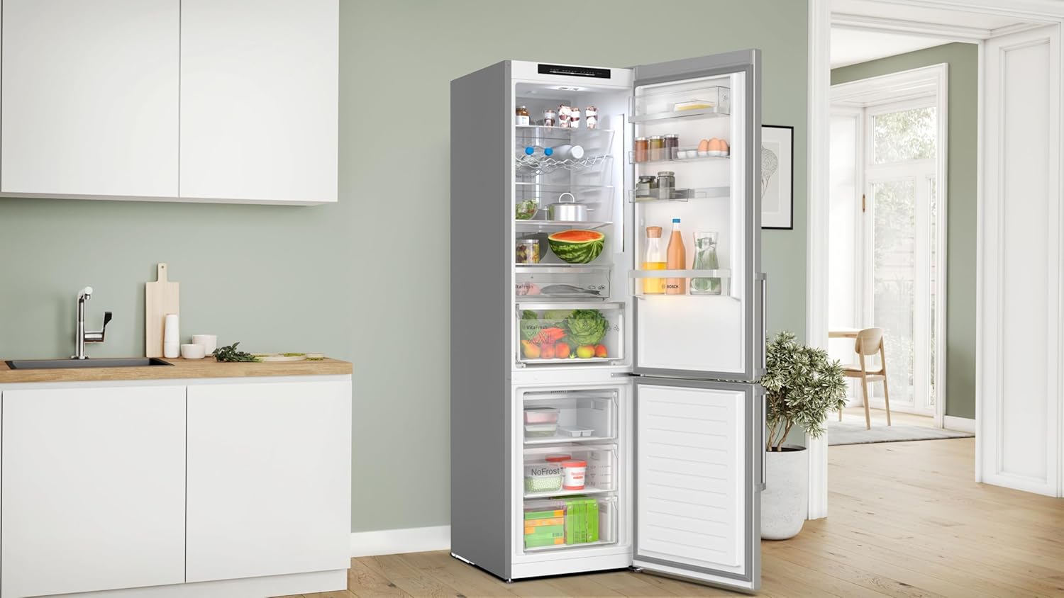 Bosch KGN39AIAT Serie 6 – 260 L Kühlraum, 103 L Gefrierfach, NoFrost & VitaFresh XXL