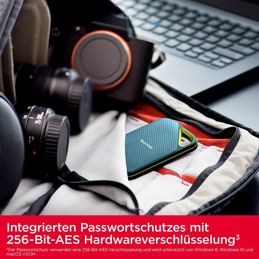 SanDisk Extreme Portable SSD 1 TB – Robuste & Schnelle Externe SSD