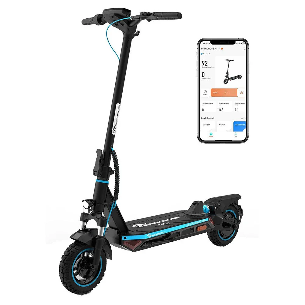 Evercross A1 E-Scooter – 500W Motor, 48V 14Ah Akku, 25 km/h