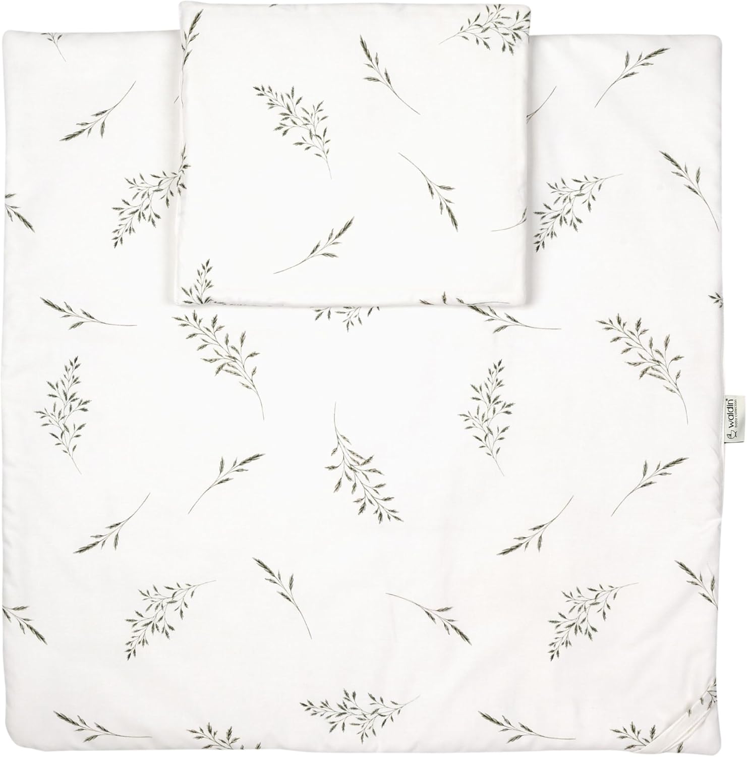 Waldin Oval Baby-Bett 7in1 – Mitwachsend, Gitterbett, Wickelkommode