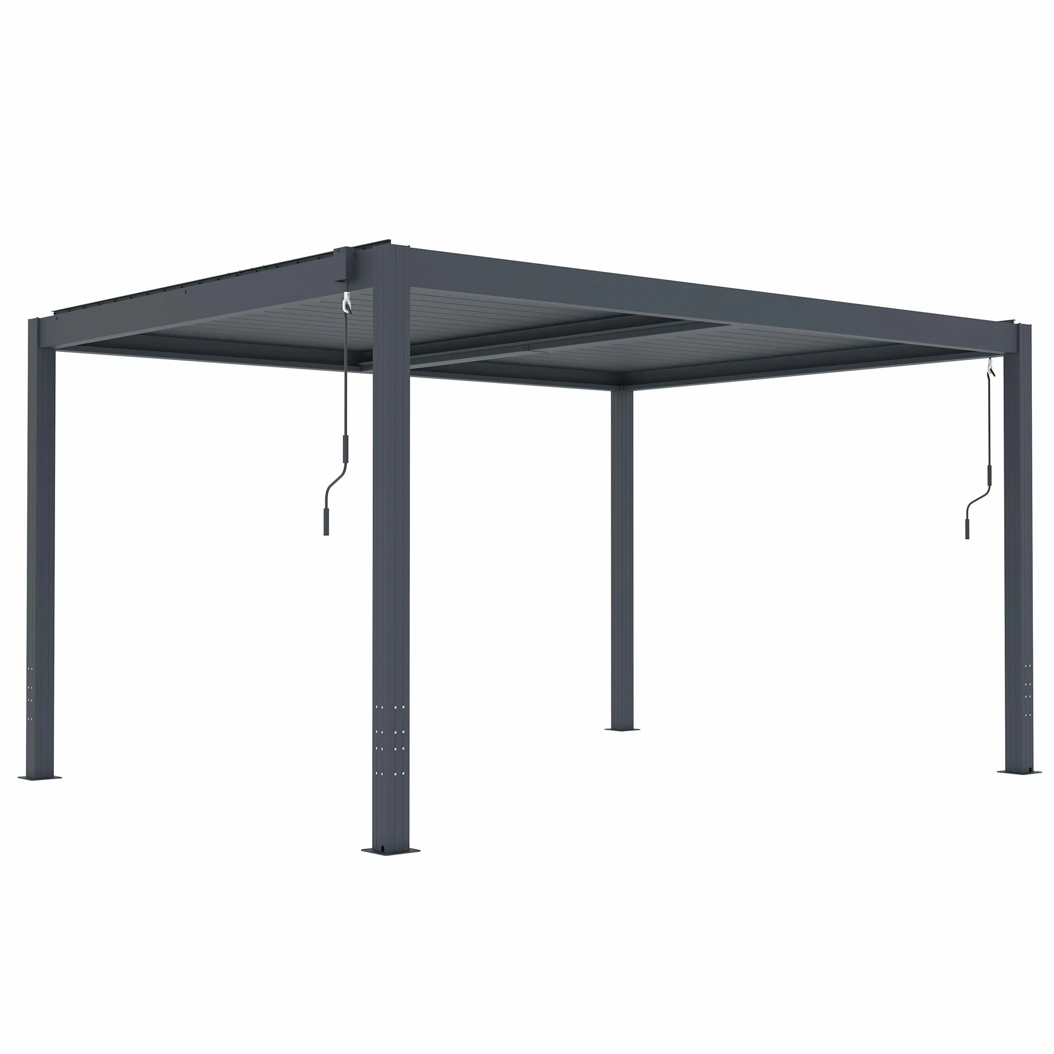 Fornorth Pergola Lounge 4x3m – Aluminium & Stahl, wetterbeständig, modernes Design