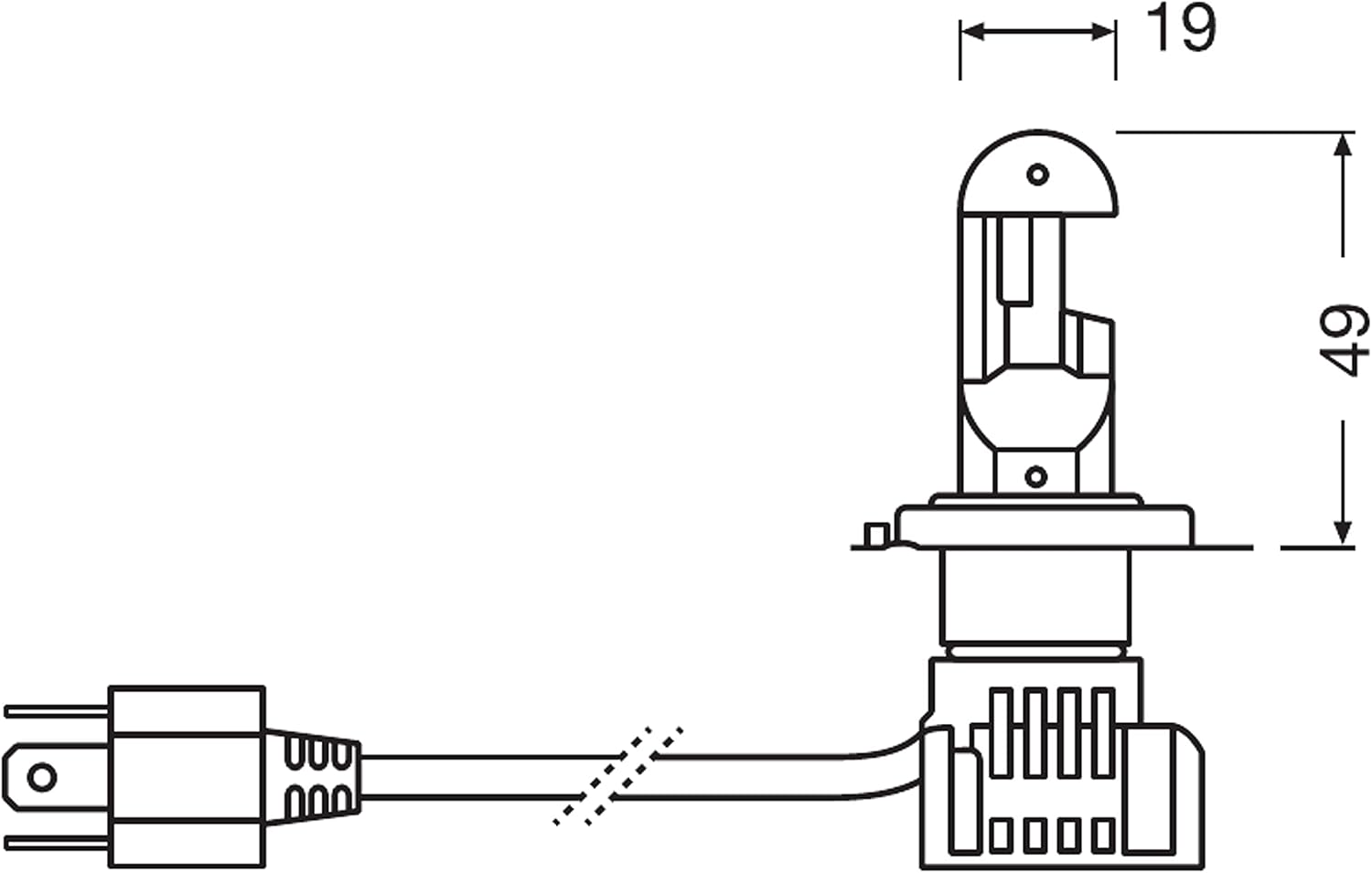 Osram Night Breaker LED Speed H7 – Straßenzugelassene LED Scheinwerferlampe, 6000K, Plug & Play