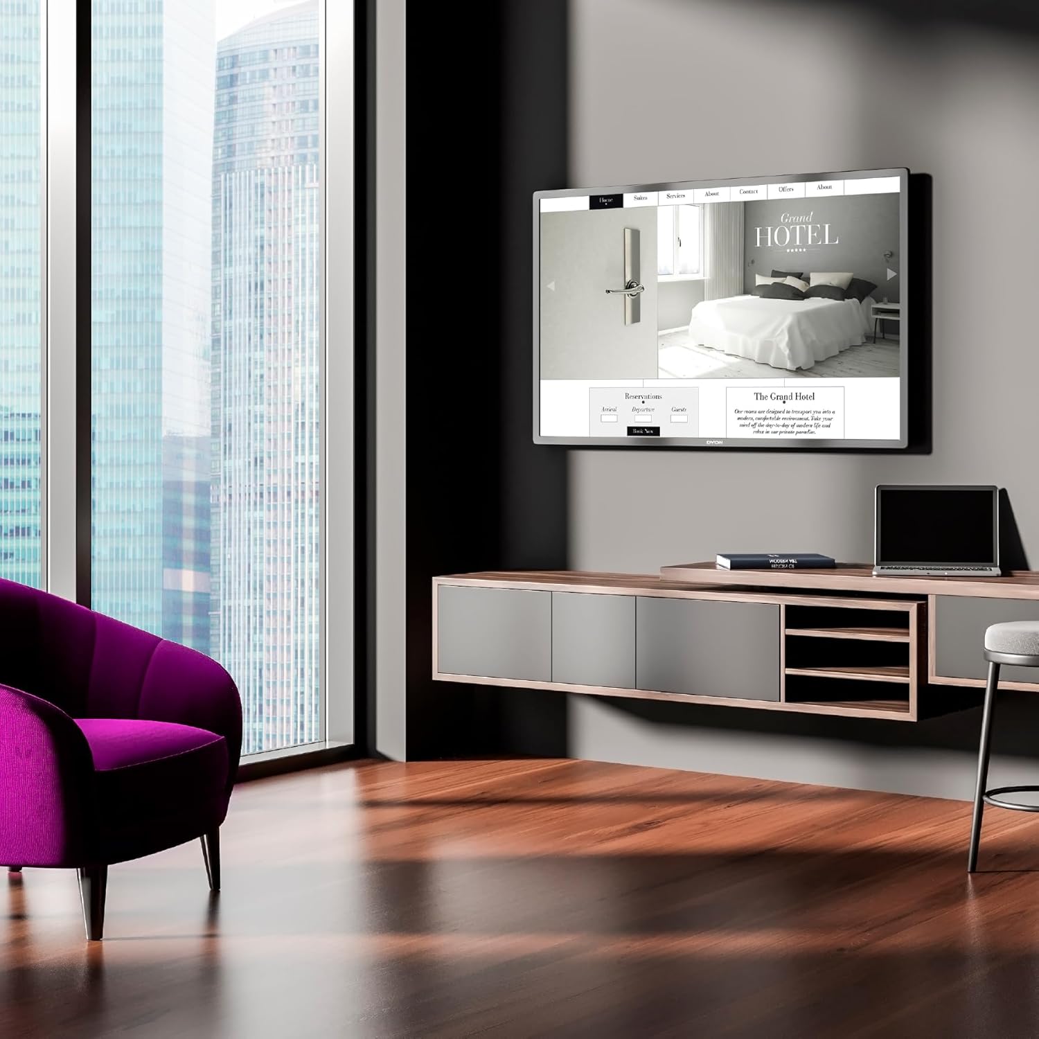 DYON Smart 43 VX – 43 Zoll Full HD Smart TV mit Triple Tuner, App Store & Streaming-Diensten