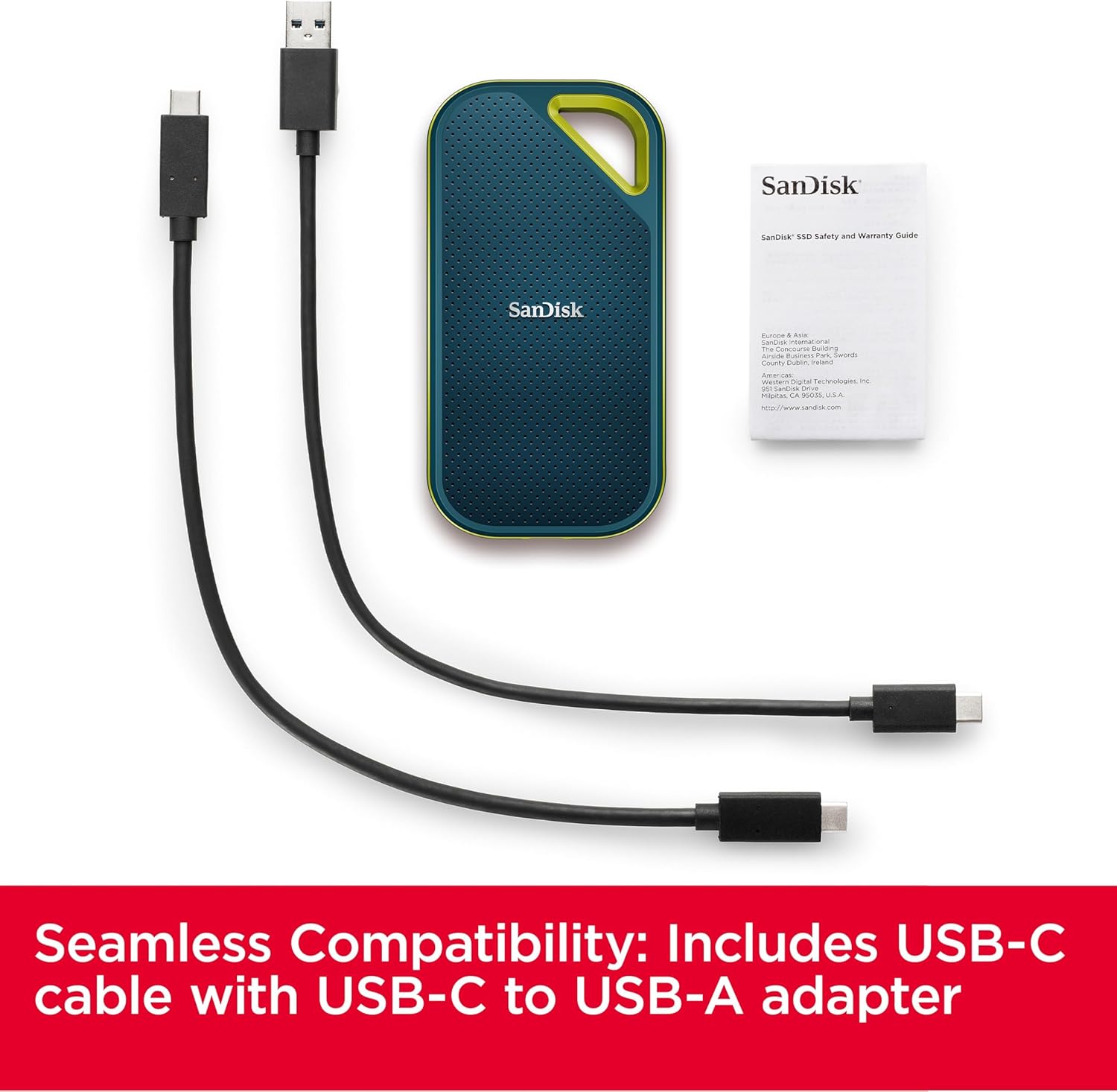 SanDisk Extreme Portable SSD 1 TB – Robuste & Schnelle Externe SSD