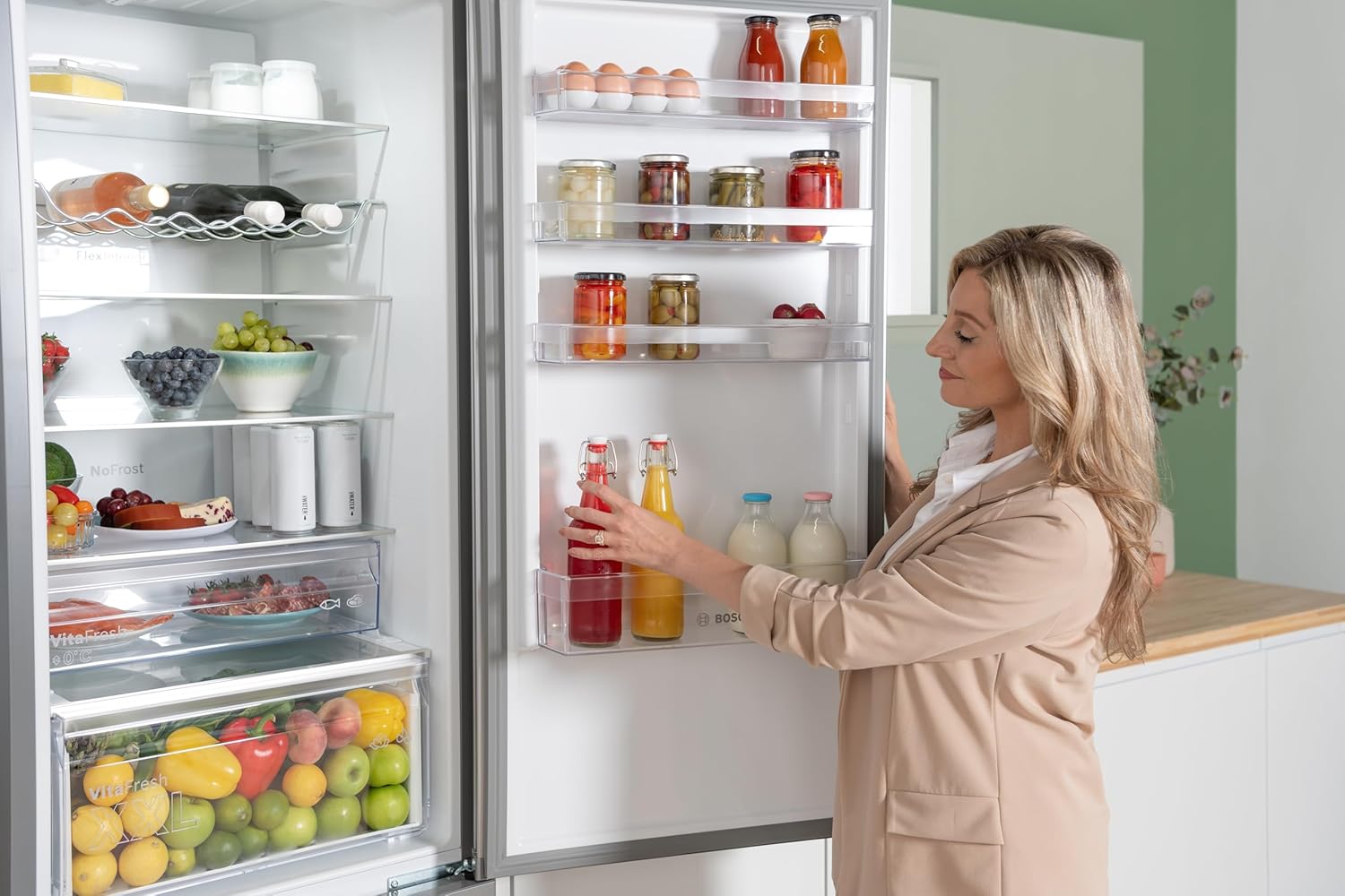 Bosch KGN39AIAT Serie 6 – 260 L Kühlraum, 103 L Gefrierfach, NoFrost & VitaFresh XXL