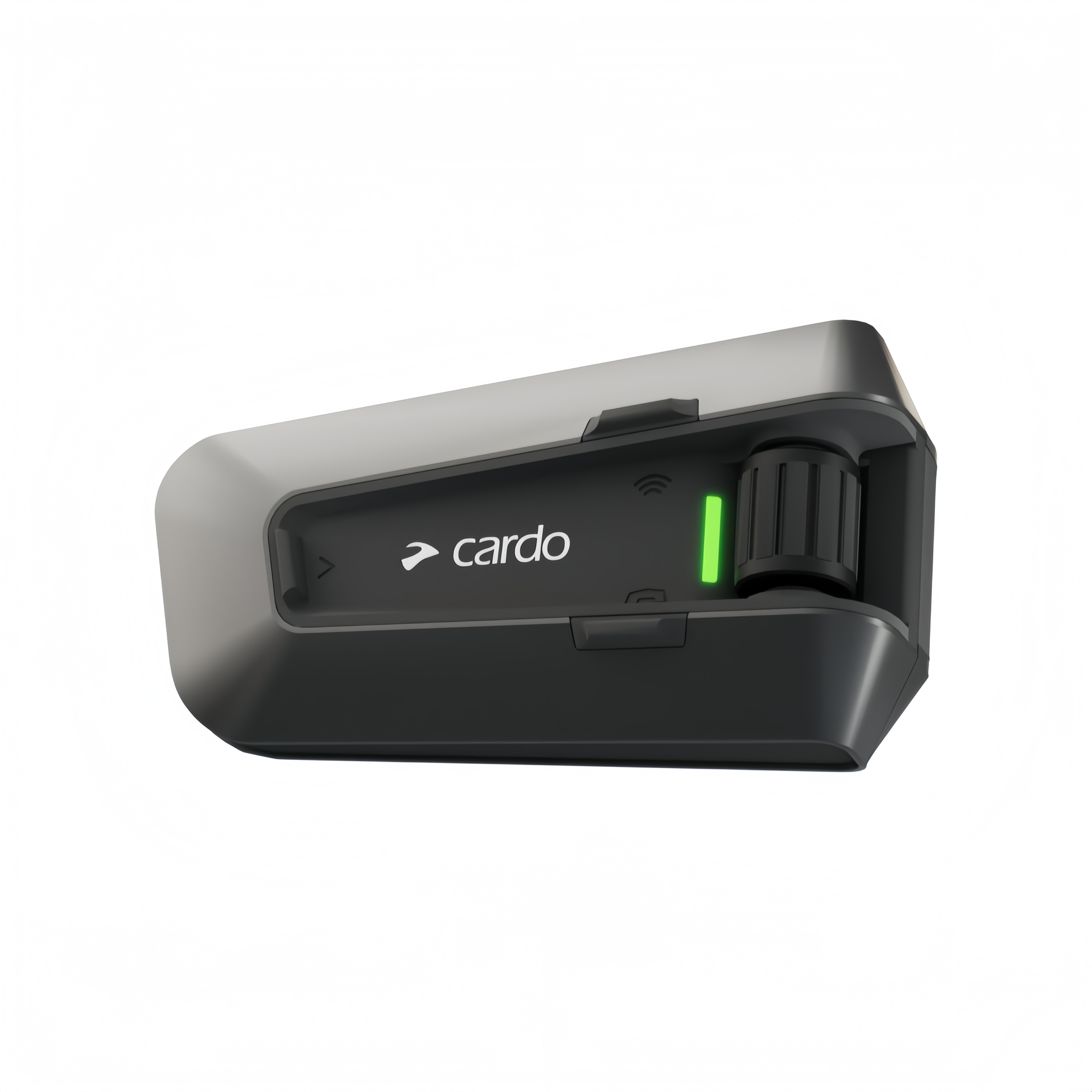 Cardo PACKTALK Edge – Motorrad Bluetooth Kommunikationssystem Headset Intercom (Einzelpack, Schwarz)