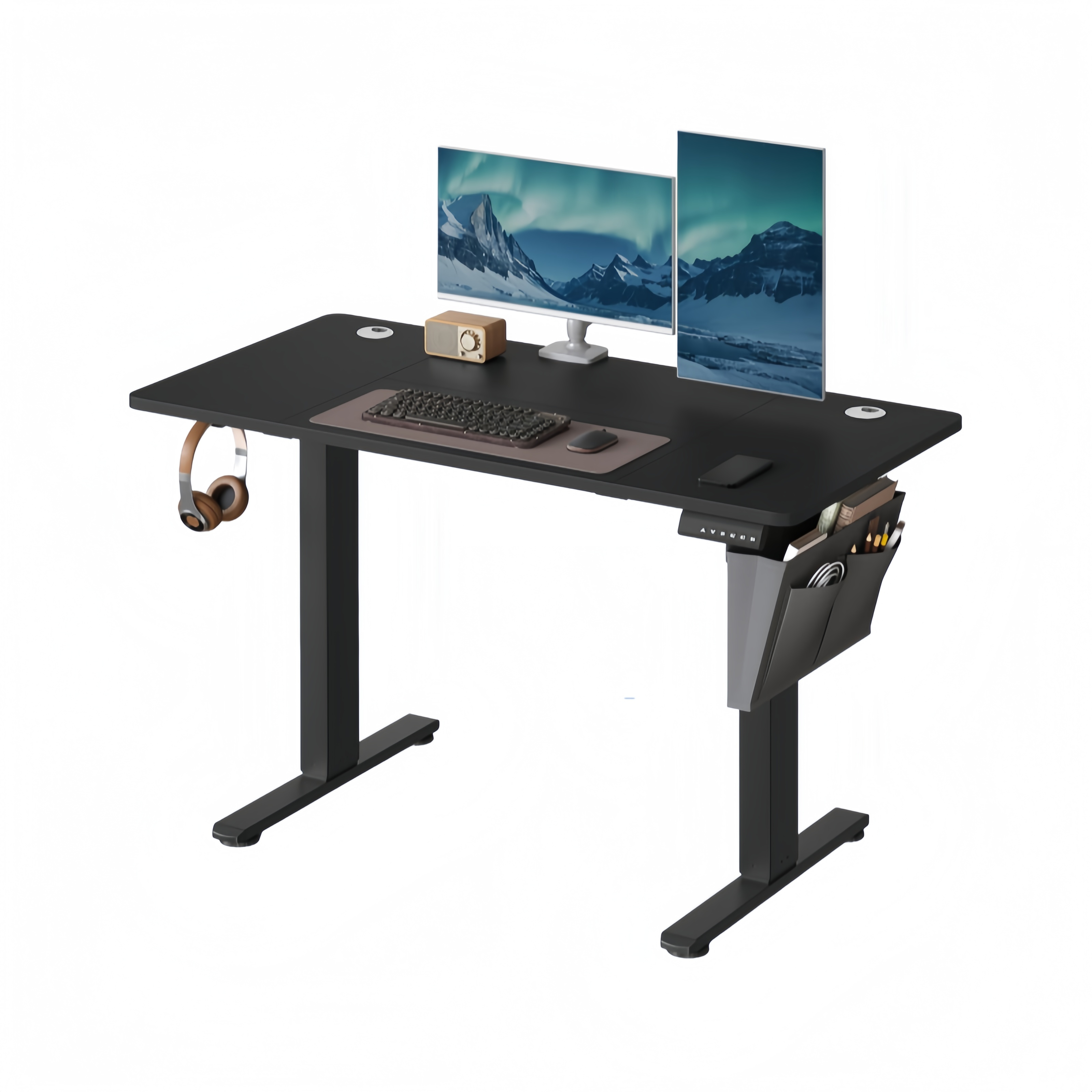 SONGMICS LSD136B01 – Elektrischer Höhenverstellbarer Schreibtisch 160 x 70 cm