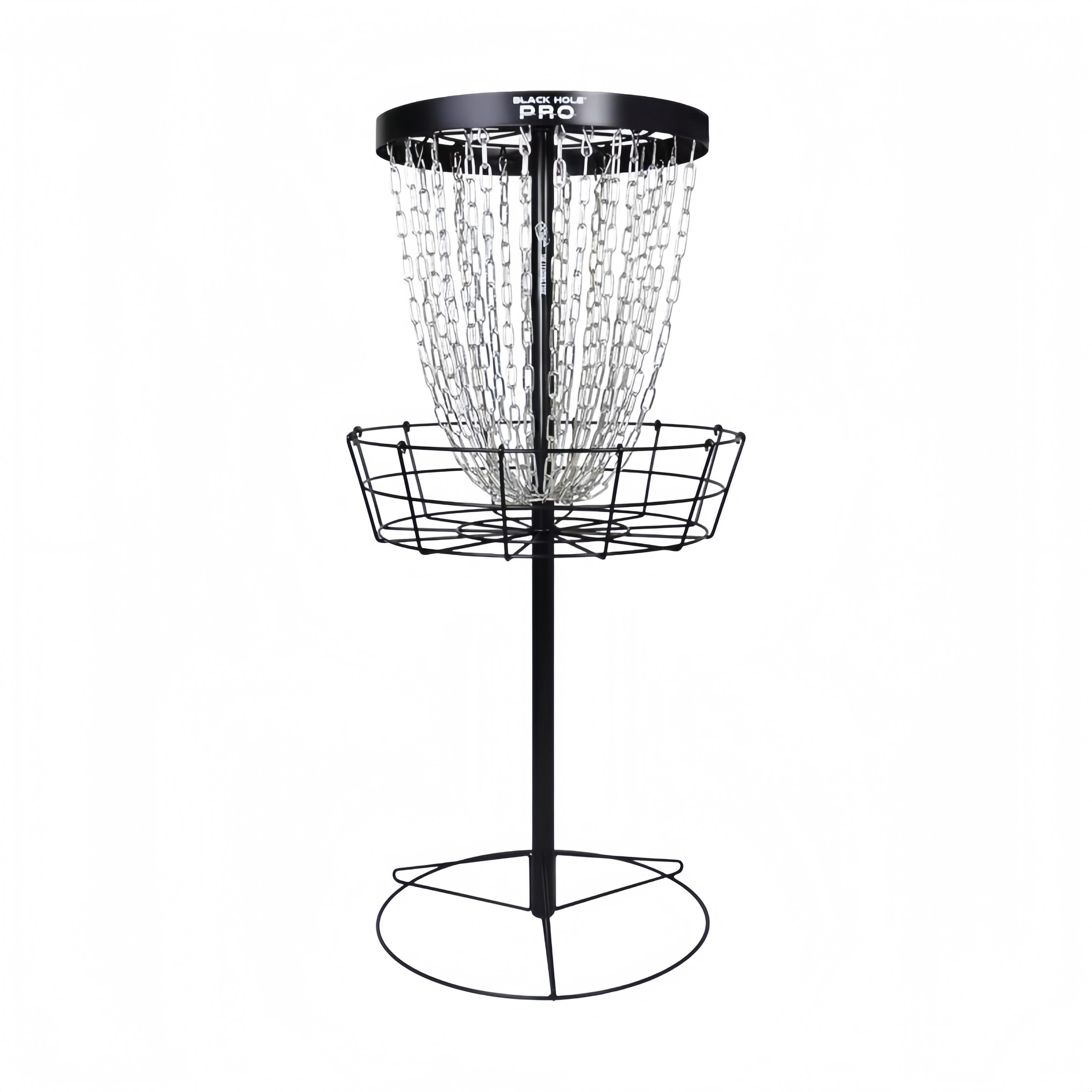 MVP Black Hole Pro 24-Chain Disc Golf Korb – Tragbar & Profi-Standard
