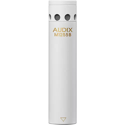 Audix M1255B Miniturized High Output Condenser Microphone for Distance Miking Supercardioid White