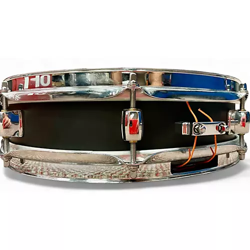 Used Pearl 13in Piccolo Steel Snare Black Drum Black 31