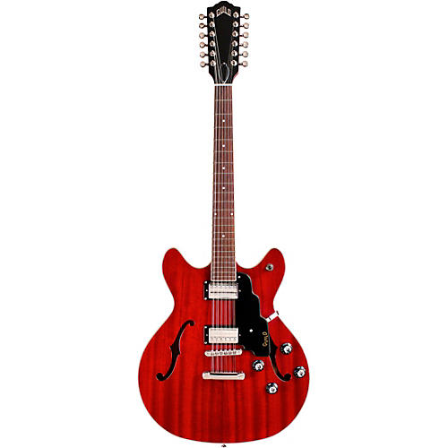 Guild Starfire I-12 12-String Semi-Hollow Electric Guitar Cherry Red