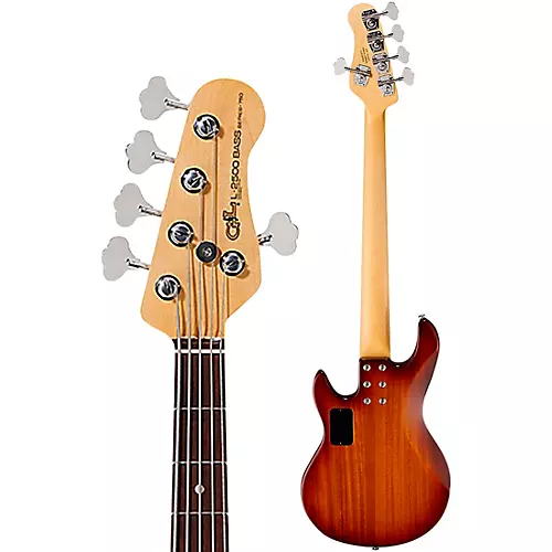 G&L CLF Research L-2500 Series 750 5-String Electric Bass Guitar Old School Tobacco