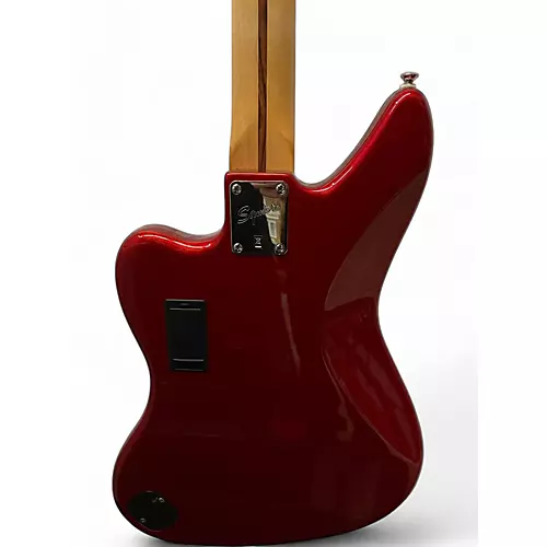 Used Squier Vintage Modified Jaguar Bass Hb Candy Apple Red Electric Bass Guitar Candy Apple Red