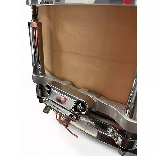 Used Pearl 5X14 free floater Natural Drum Natural 8