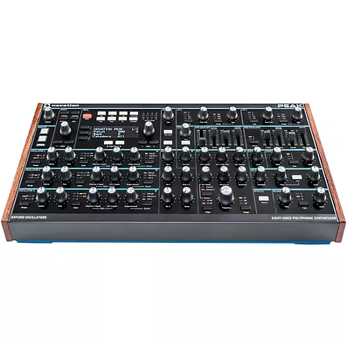 Novation Peak Desktop Synthesizer With Decksaver Cover and Stand