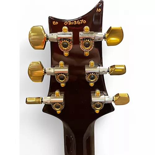 Used 2020 PRS Custom 24 10 Top Sunburst Solid Body Electric Guitar Sunburst