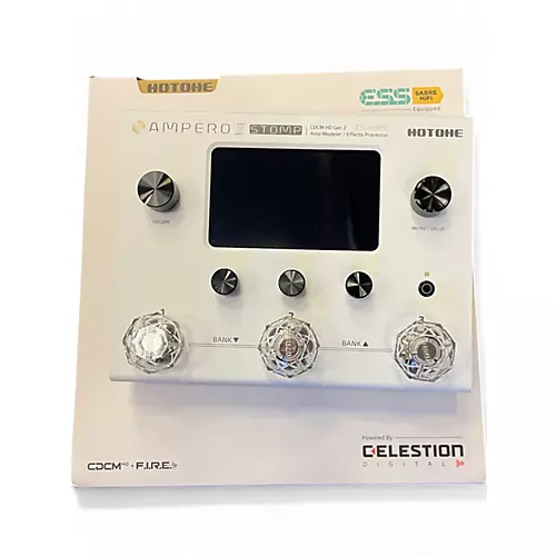 Used Hotone Effects AMPERO II STOMP Effect Processor