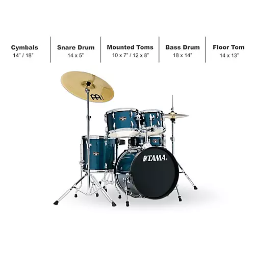 TAMA Imperialstar 5-Piece Complete Drum Set With 18