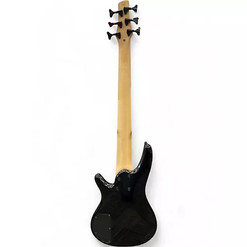 Used Ibanez SR406 Black Electric Bass Guitar Black