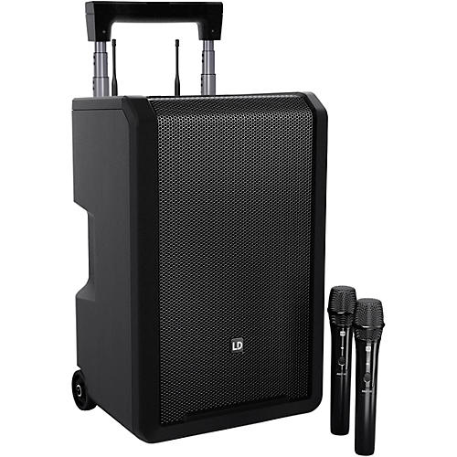 LD Systems ANNY 10 Portable Battery-Powered Speaker With Dual Wireless Handheld Mics B5.1
