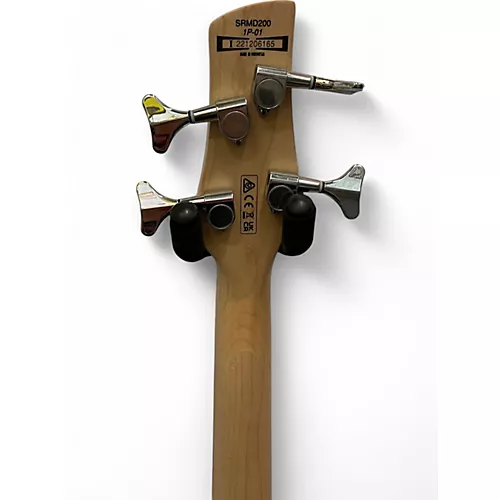 Used Ibanez MEZZO SRMD200 4 STRING Metallic Red Electric Bass Guitar Metallic Red