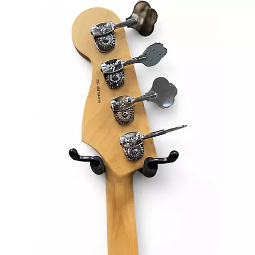 Used 2017 Fender American Professional Jazz Bass Black Electric Bass Guitar Black