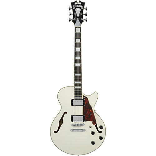 D'Angelico Premier SS Semi-Hollow Electric Guitar With Stopbar Tailpiece Champagne