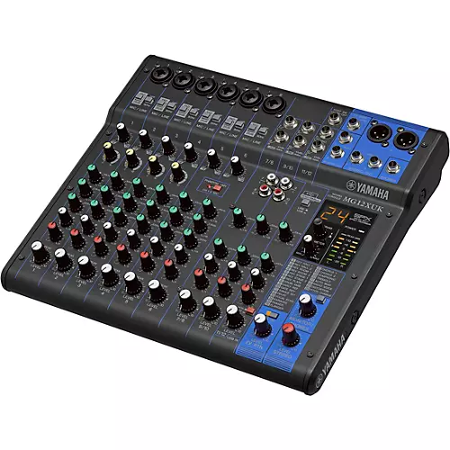 Yamaha MG12XUK Mixer with Behringer Eurolive BW Speakers 12