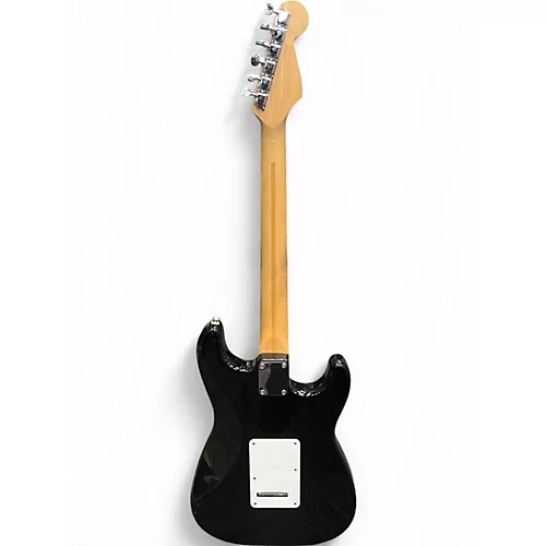 Used 1996 Fender Standard Stratocaster Left Handed Black Electric Guitar Black