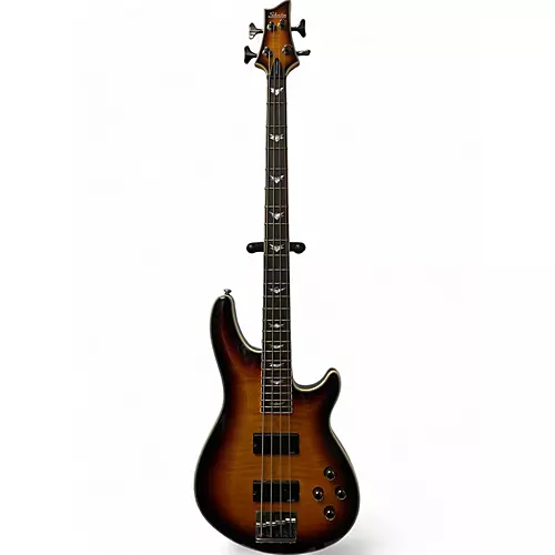 Used Schecter Guitar Research Omen Extreme 4 String 2 Color Sunburst Electric Bass Guitar 2 Color Sunburst