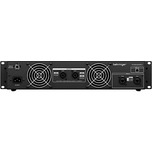 Behringer NX6000D 6,000W Power Amplifier With DSP