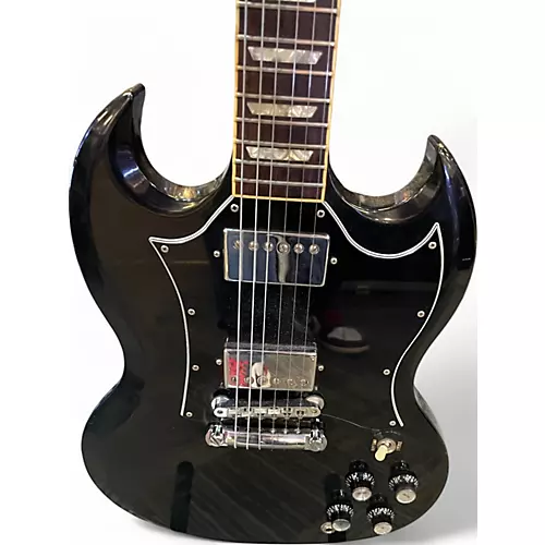 Used Gibson sg standard ebony Black Solid Body Electric Guitar Black