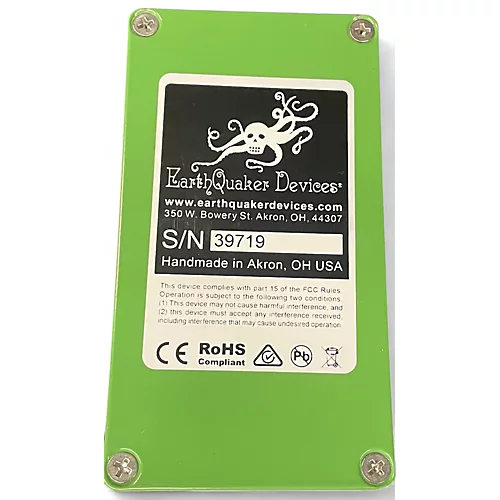 Used EarthQuaker Devices Plumes Small Signal Shredder Overdrive Effect Pedal