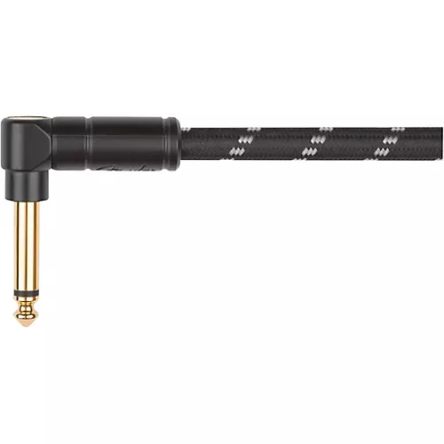 Fender Deluxe Series Straight to Angled Coiled Cable 30 ft. Black Tweed