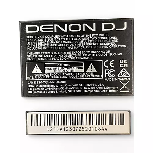 Used Denon DJ SC LIVE 4 DJ Controller