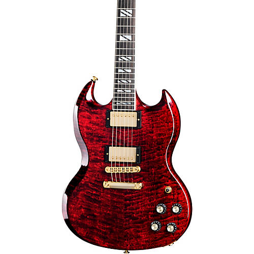 Gibson SG Supreme Electric Guitar Translucent Ebony Burst