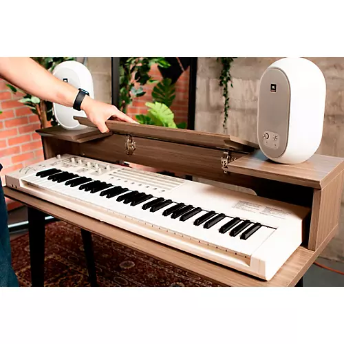 Gator Frameworks GFW-ELITEKEYTBL61 Elite Furniture Series 61-Note Keyboard Table Dark Walnut