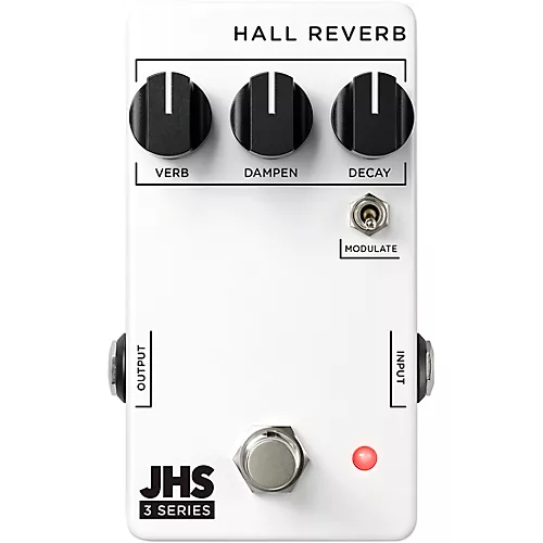 JHS Pedals Hall Reverb Effects Pedal White