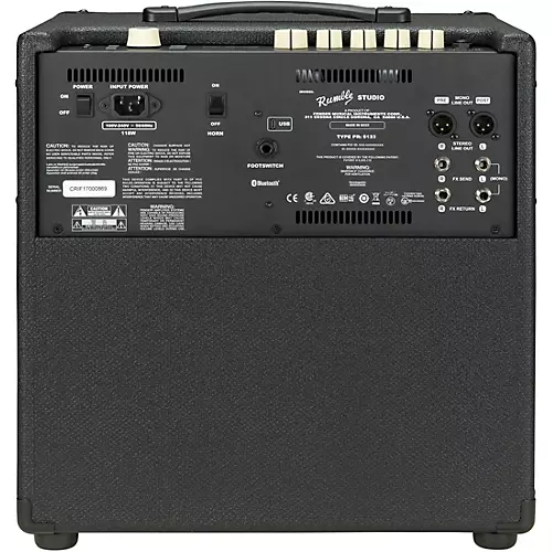 Fender Rumble Studio 40 40W 1x10 Bass Combo Amplifier Black