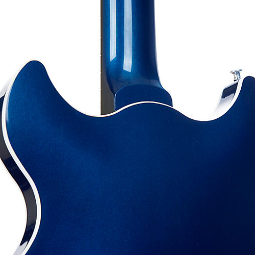 Harmony Comet Semi-Hollow Electric Guitar Trans Red
